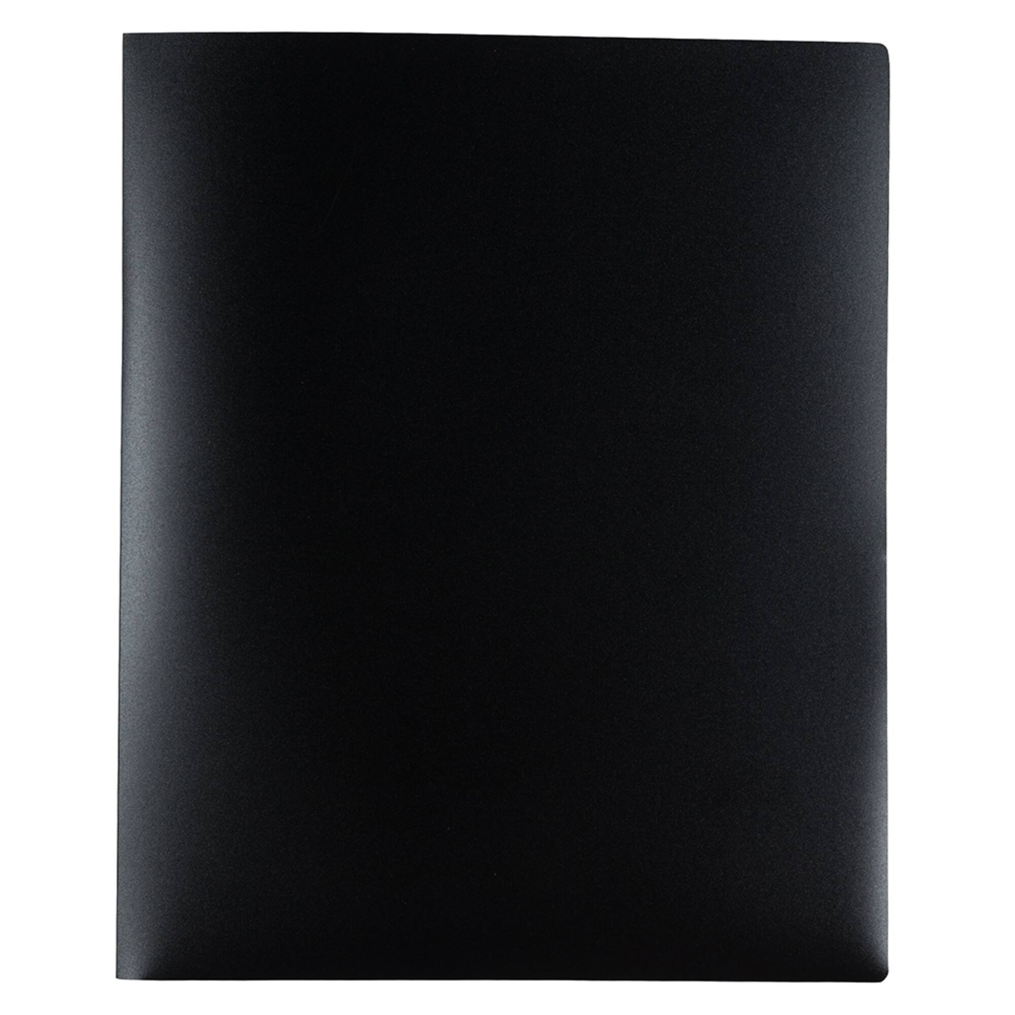 JAM Paper Heavy Duty Plastic 4-Pocket Folder